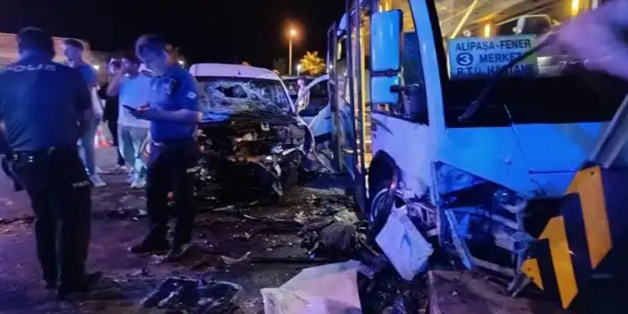 Rize'de trafik kazası! 10 yaralı