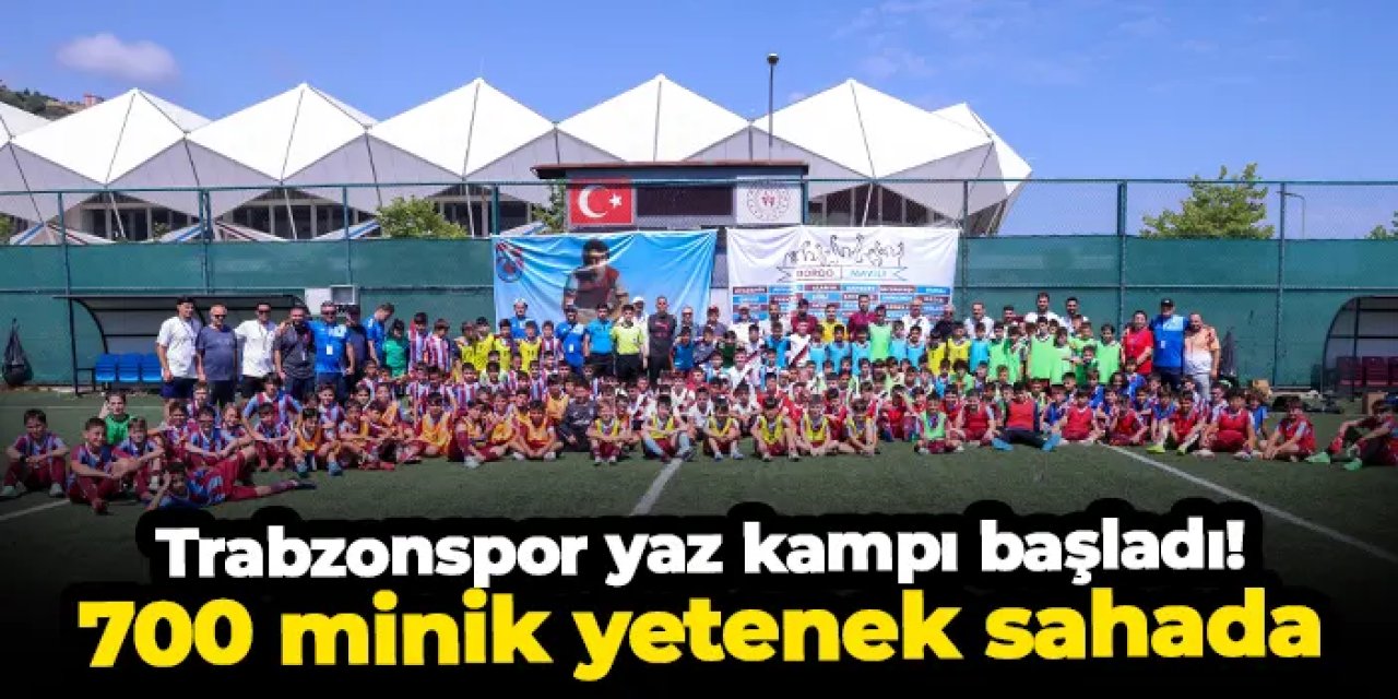 Trabzonspor yaz kampı başladı! 700 minik yetenek sahada