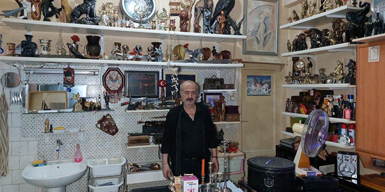 Antikaya tutkusu 4 odalı dükkanı doldurdu