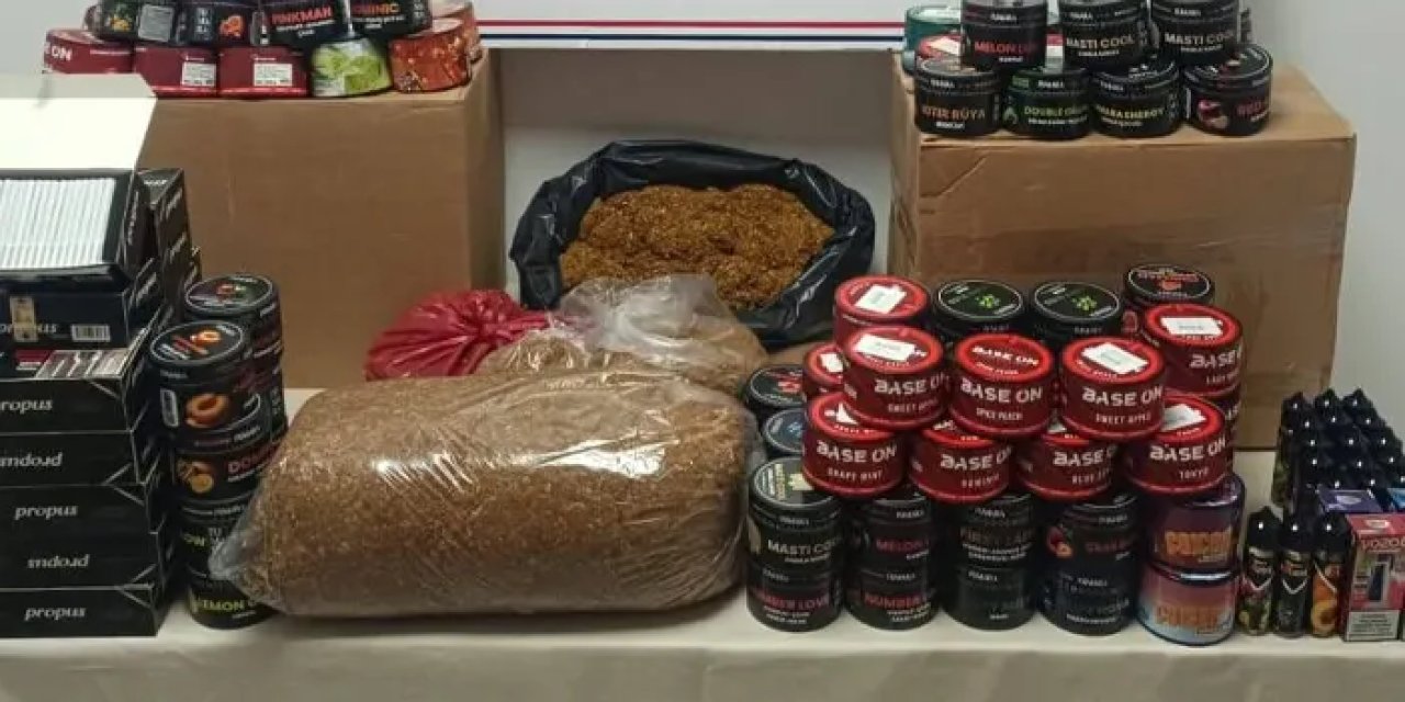 Samsun'da kaçakçılık yapan şahsa şok baskın! Binlerce madde ele geçti