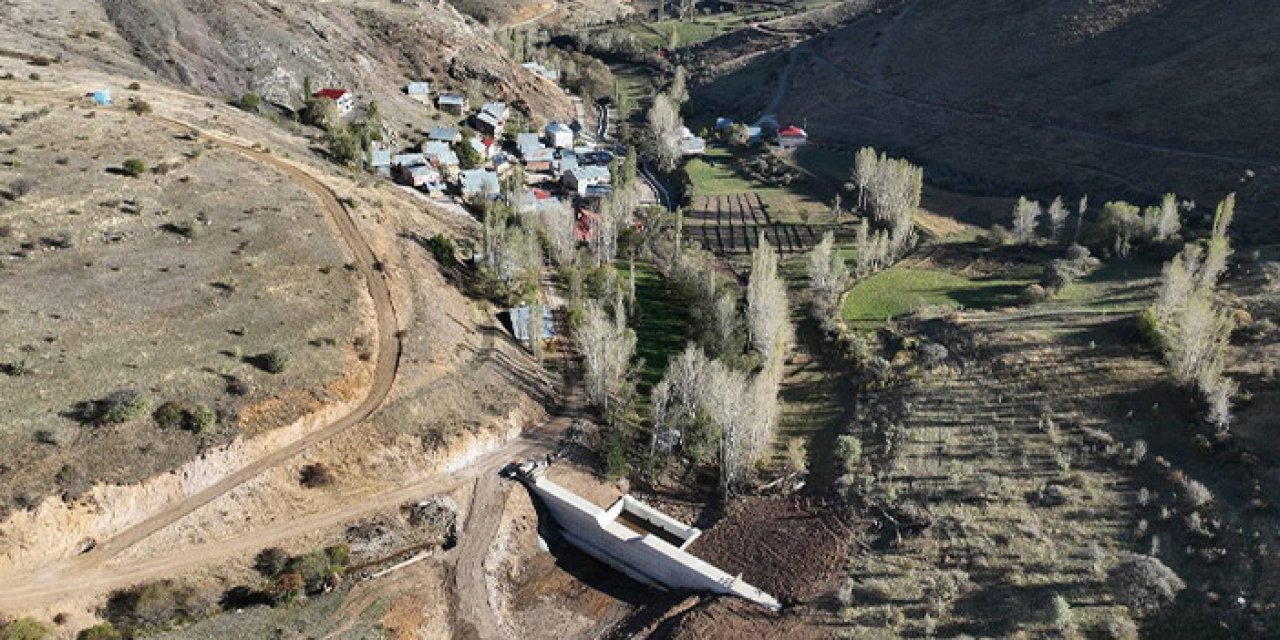 Bayburt Alaca'da taşkın riski azalıyor