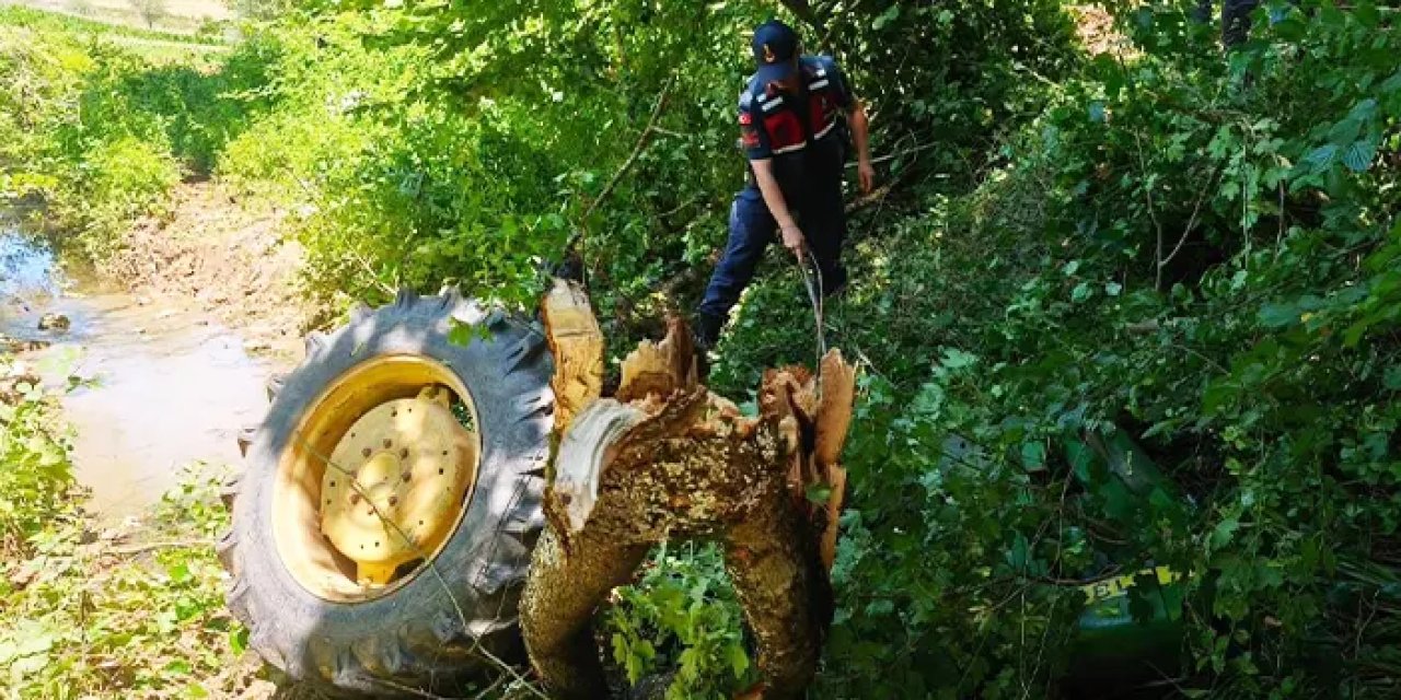 Samsun'da traktörün altında kalan sürücü hayatını kaybetti!