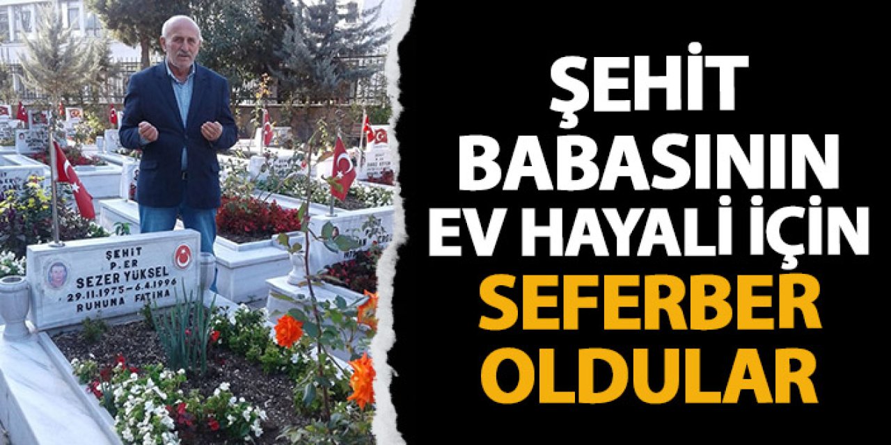 Giresun'da şehit babasının ev hayali için seferber oldular!