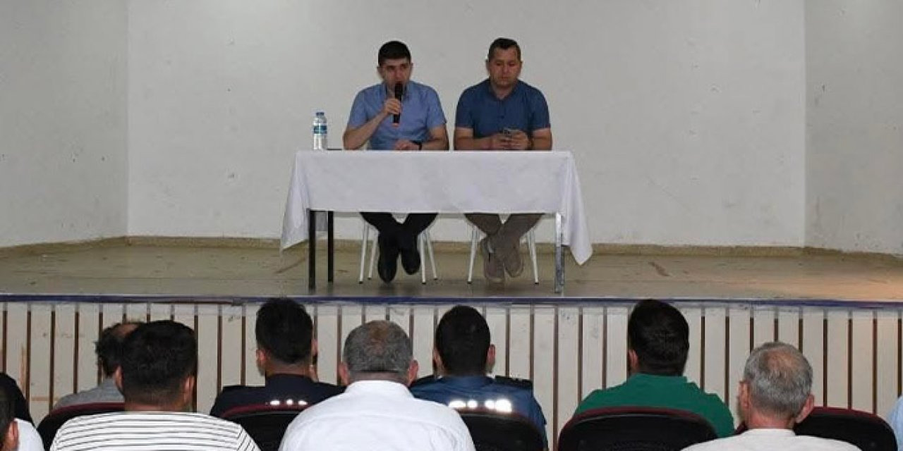 Samsun Alaçam'da muhtarlar bir araya geldi!