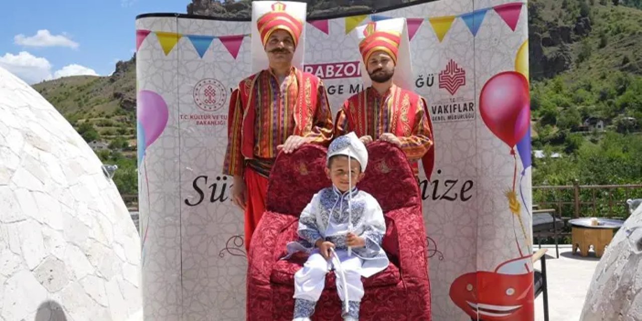 Gümüşhane'de 22 çocuk için sünnet şöleni!