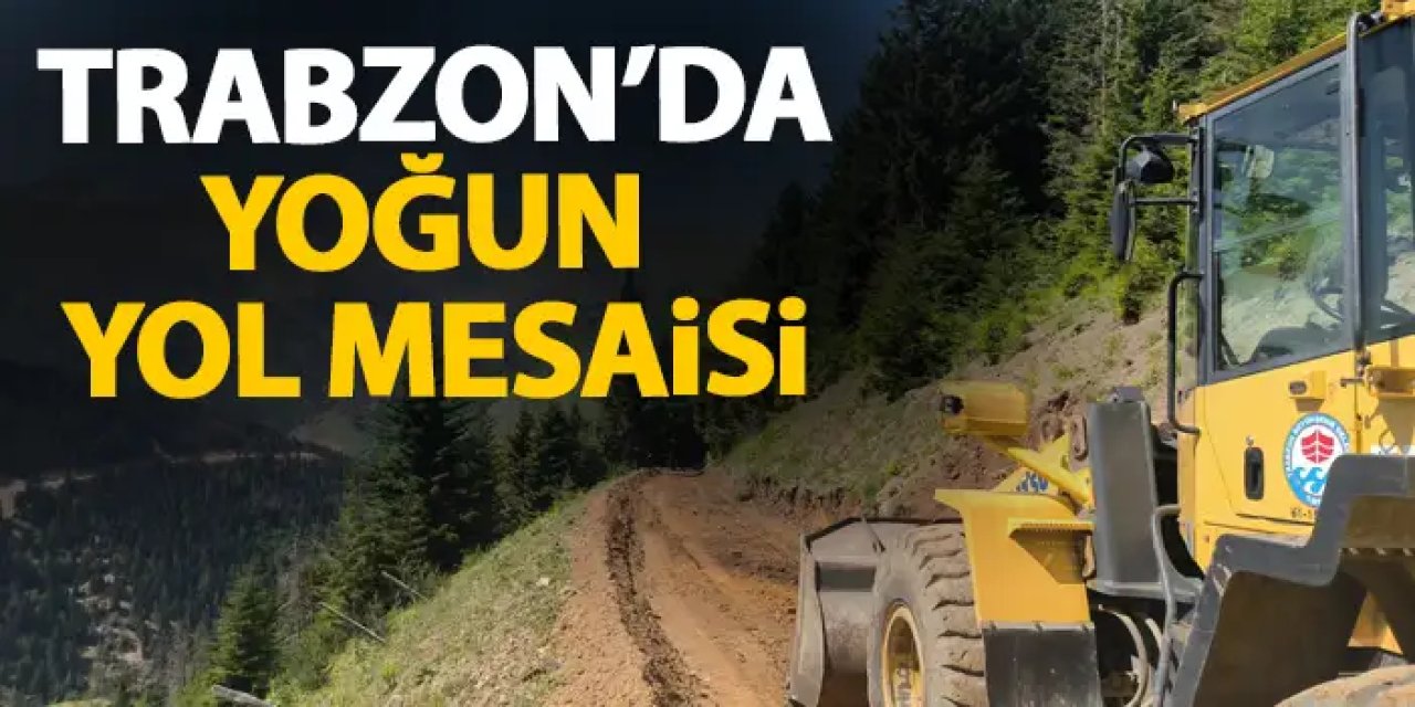 Trabzon'da yoğun yol mesaisi! Ekipler tam mesaide