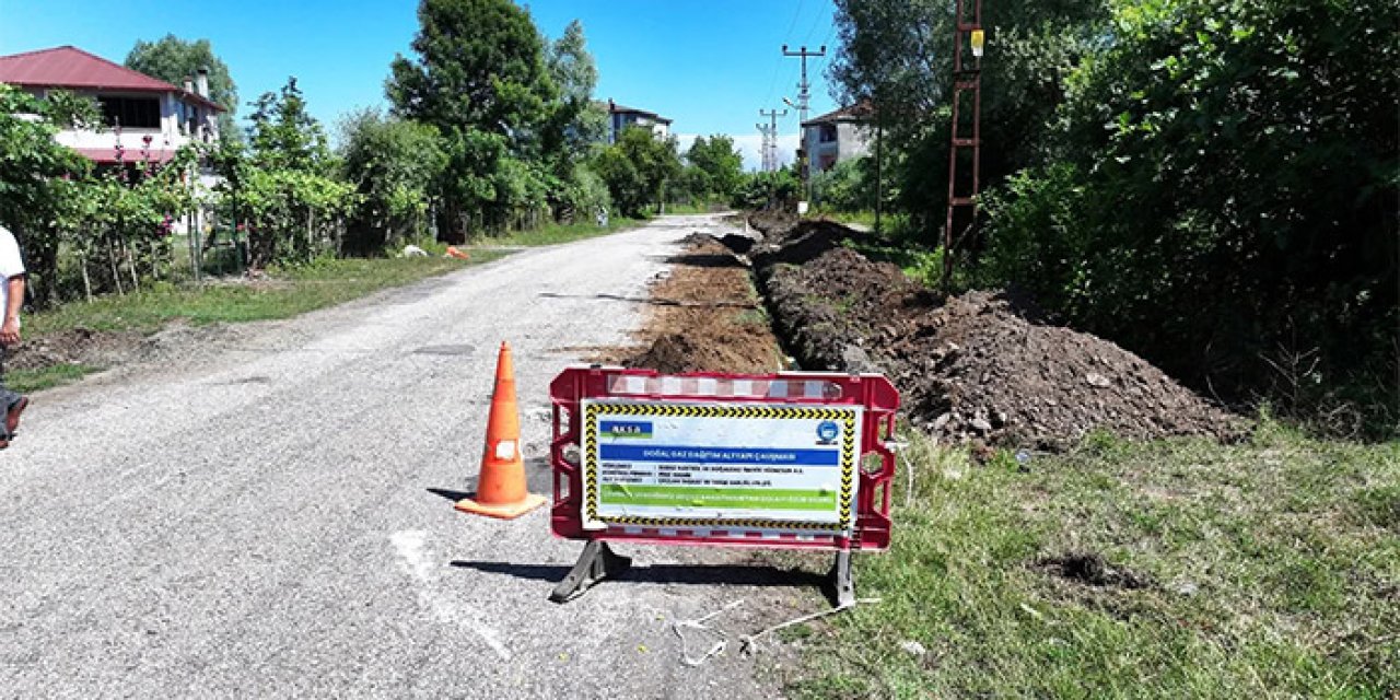 Samsun'da doğalgaz çalışmaları hız kazandı!