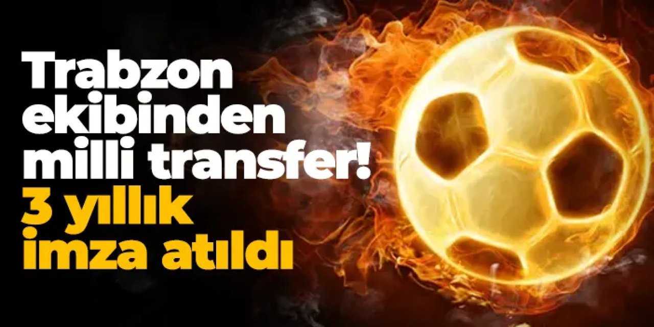 KCT 1461 Trabzon FK, milli orta saha Sami Satılmış’ı kadrosuna kattı!