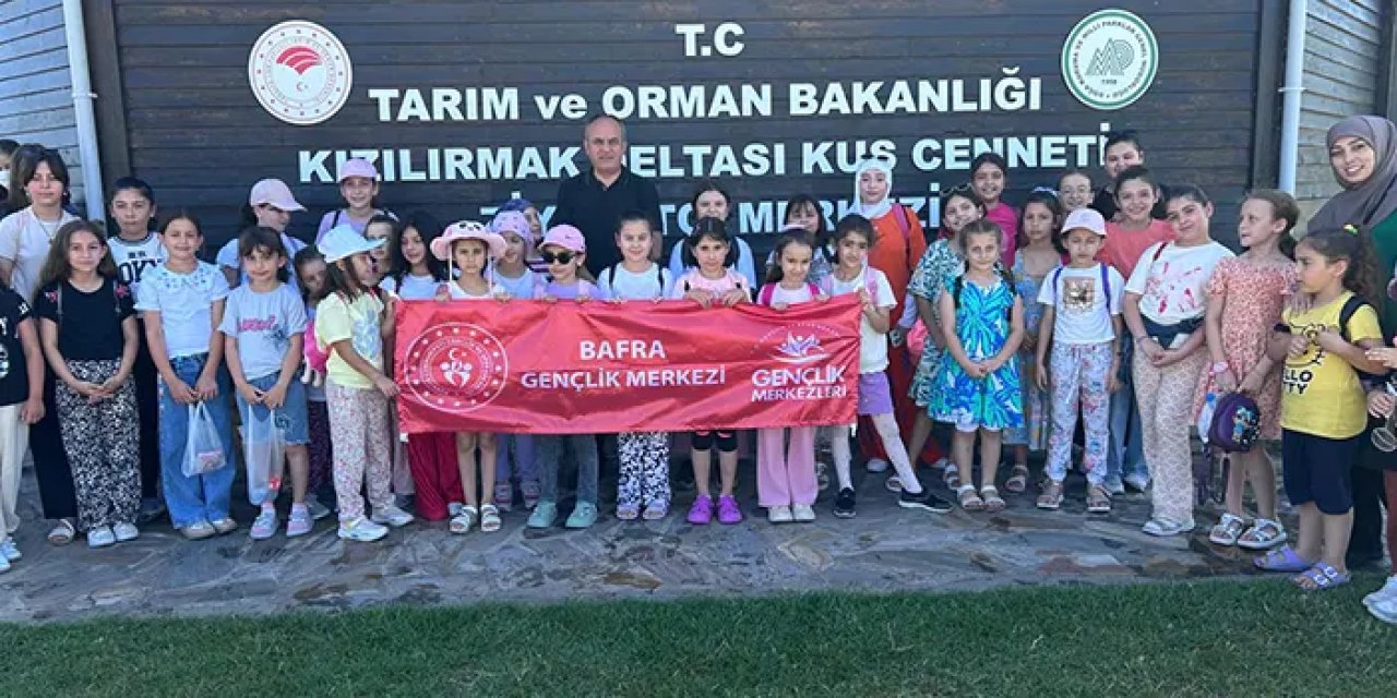 Samsun’da Yaz Kur’an Kursu öğrencilerine kuş cenneti gezisi!