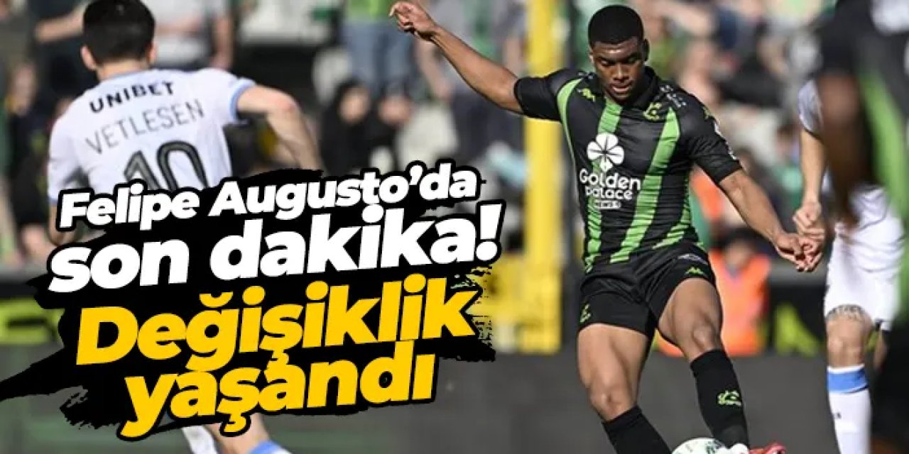 Trabzonspor’un yeni transferi Felipe Augusto'nun Trabzon'a geliş saati değişti!