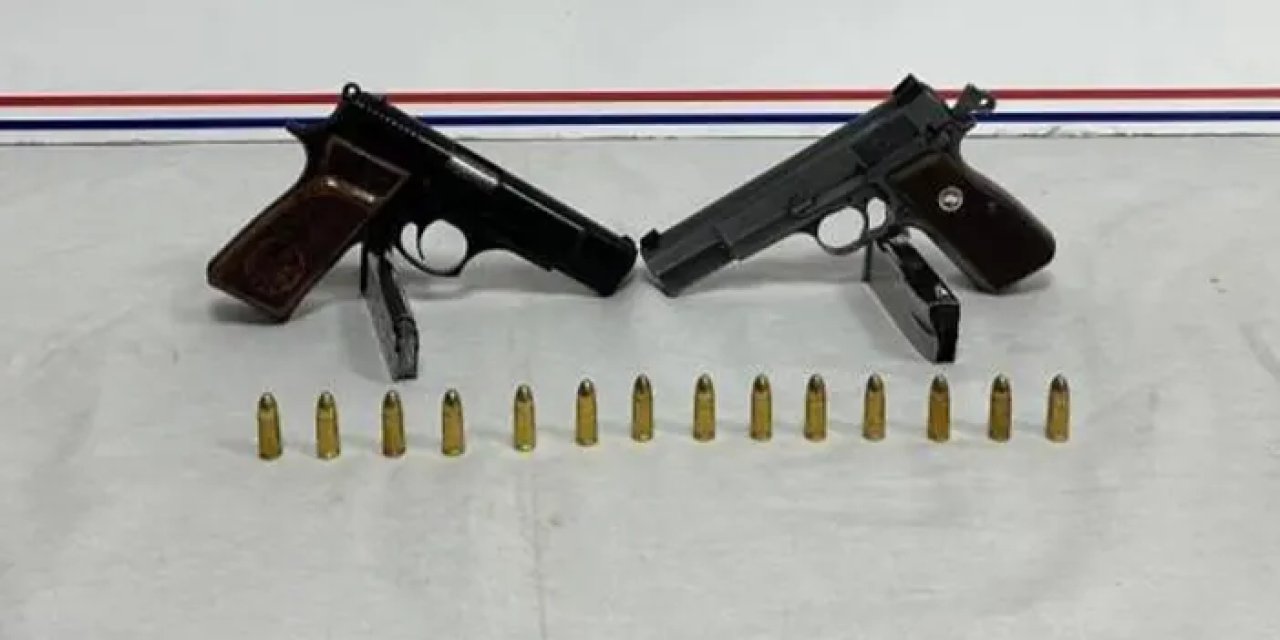 Artvin’de silah sesleri jandarmayı harekete geçirdi: 2 tabanca ve mühimmat ele geçirildi