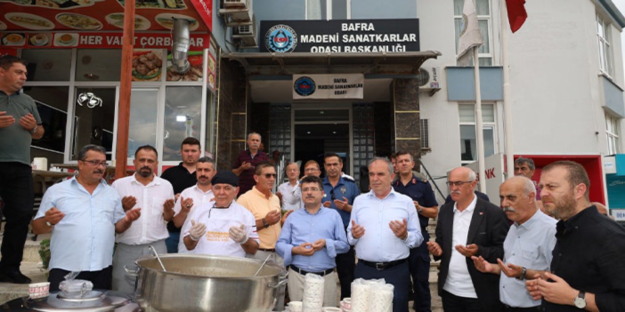 Samsun'da 2 bin kişiye aşure ikramı!