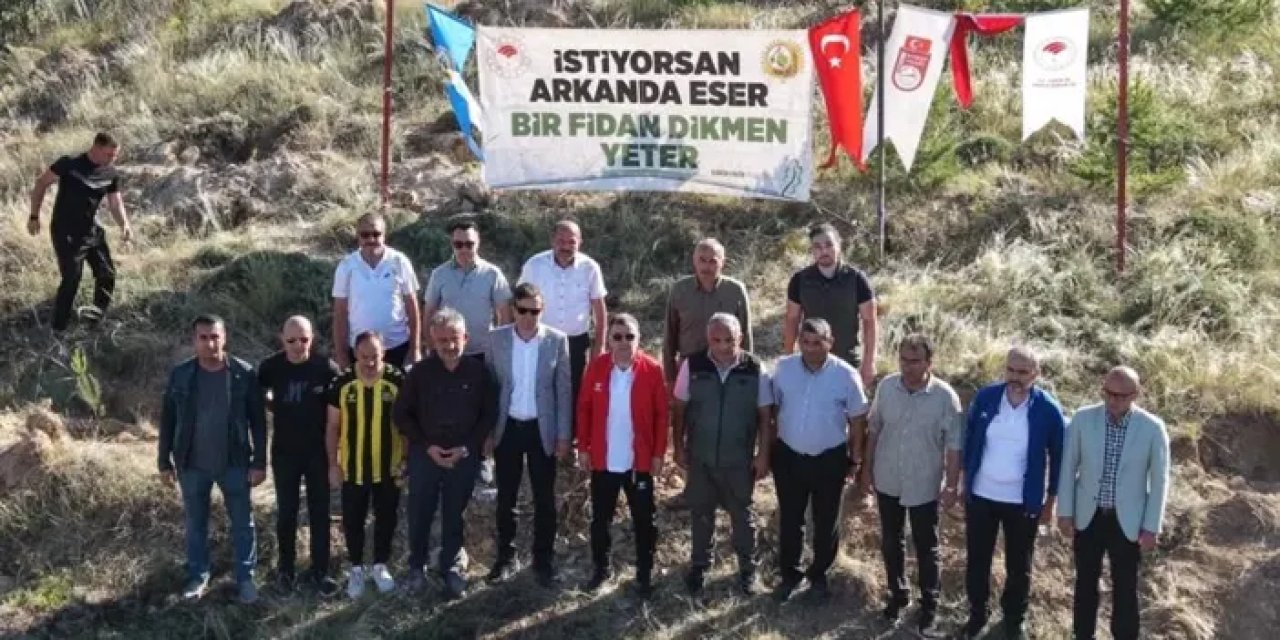 Bayburt’ta fidanlar toprakla buluşturuldu!