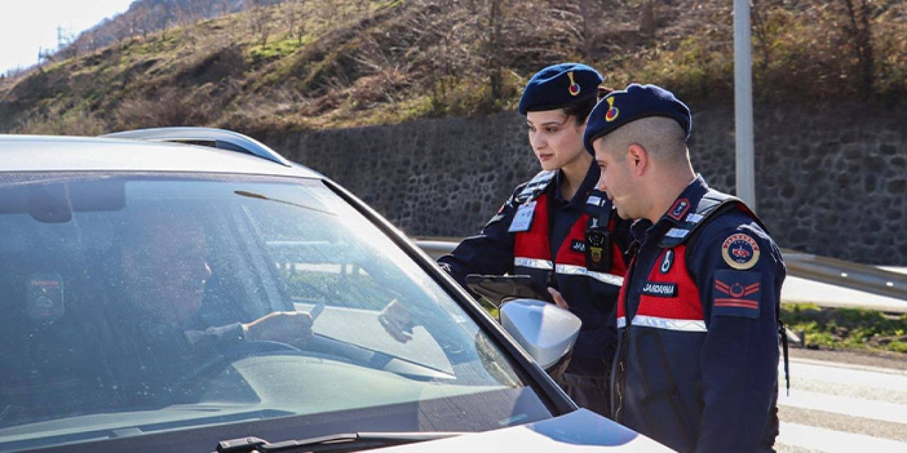 Ordu'da jandarmadan yoğun denetim