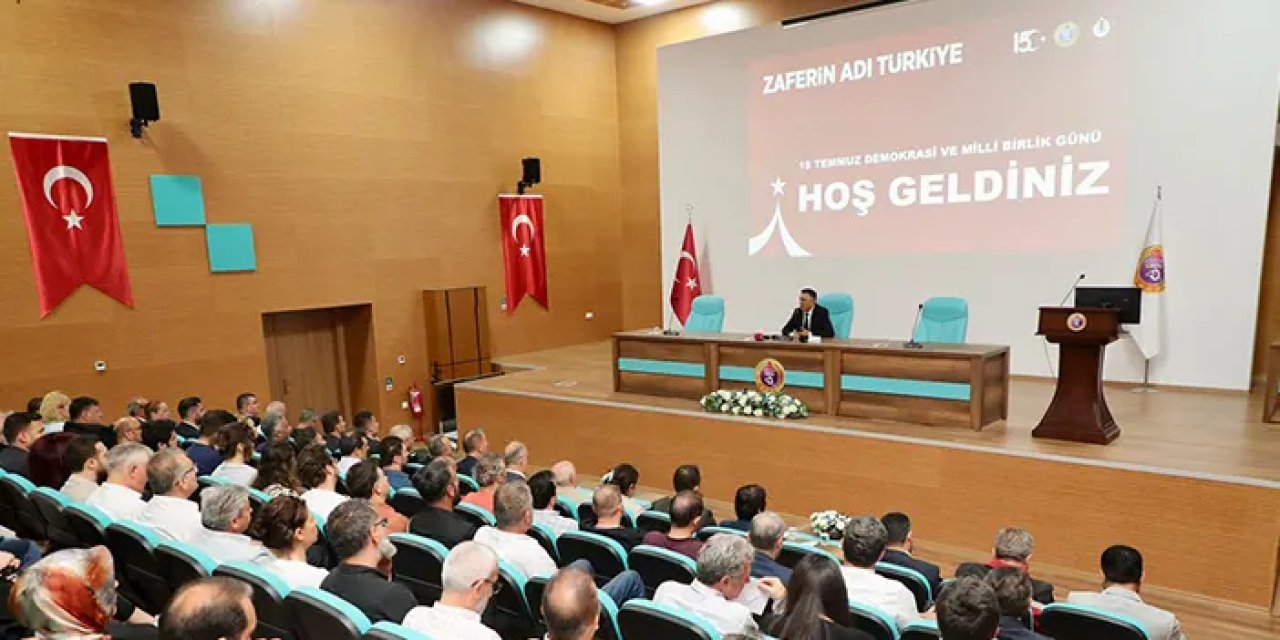 Ordu'da , 15 Temmuz Demokrasi ve Milli Birlik Günü konferansı düzenlendi!