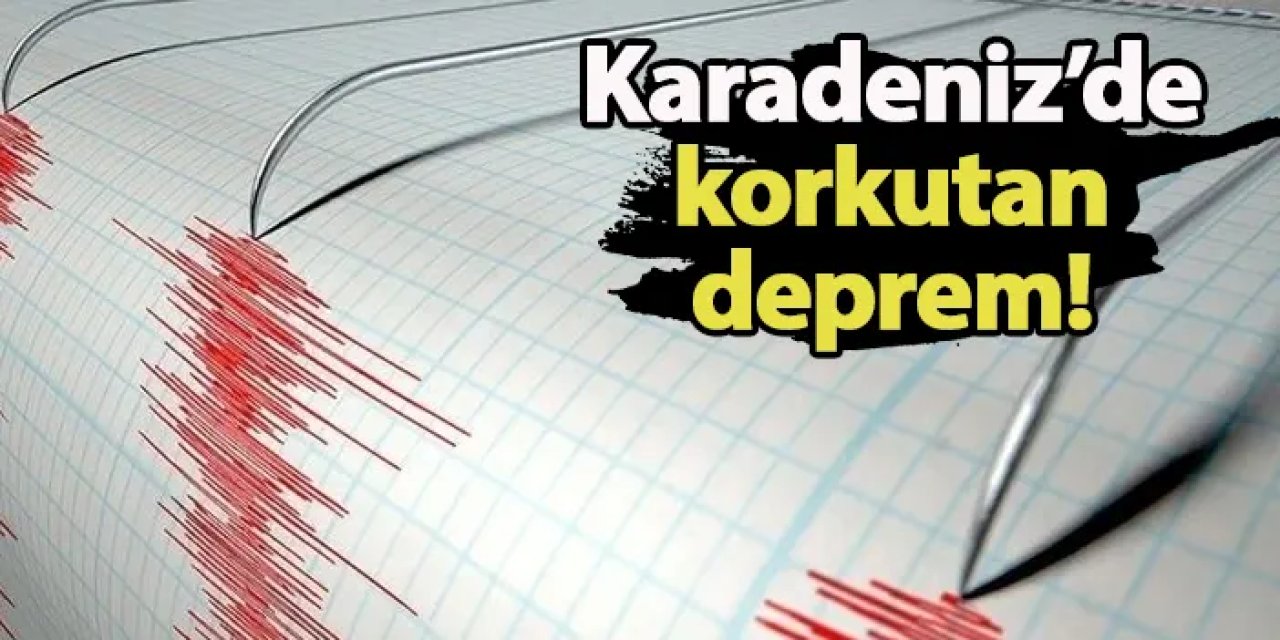Samsun'da deprem mi oldu? İşte büyüklüğü