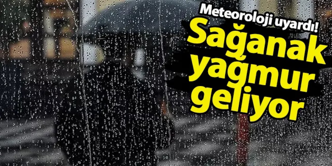 Trabzon'da dışarıya çıkacaklar dikkat! Yağmur geliyor