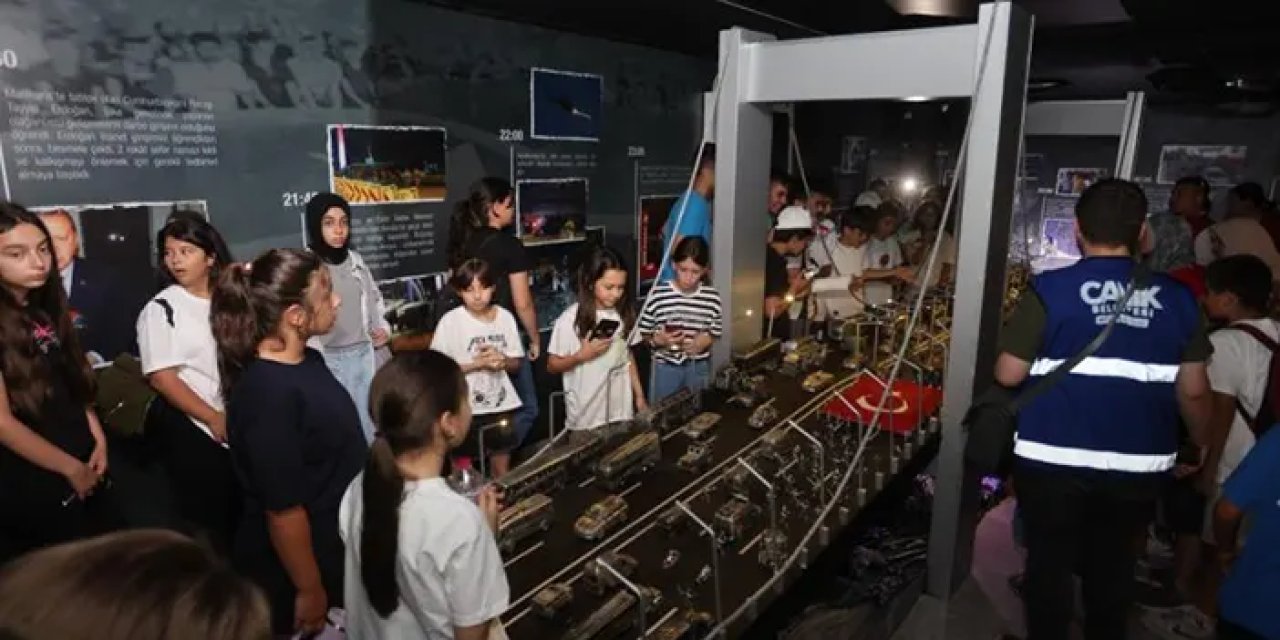 Samsun Canik'te 15 Temmuz'a Destanlar Müzesi'ne vatandaşlar tarafından akın ediliyor!