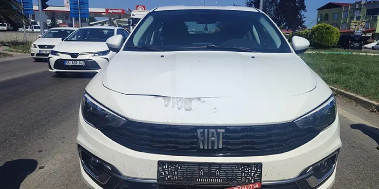 Samsun'da korkutan trafik kazası! Motosiklet sürücüsü yaralandı