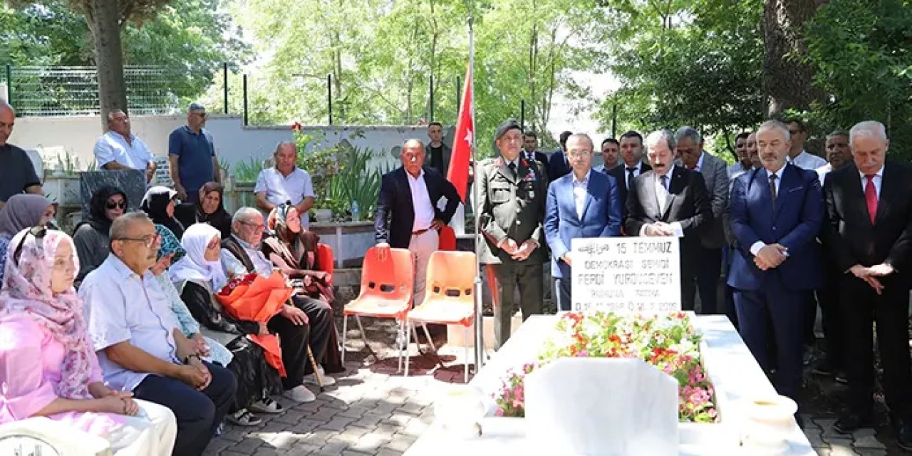 15 Temmuz darbe girişiminde şehit olan  Ferdi Yurduseven anıldı!