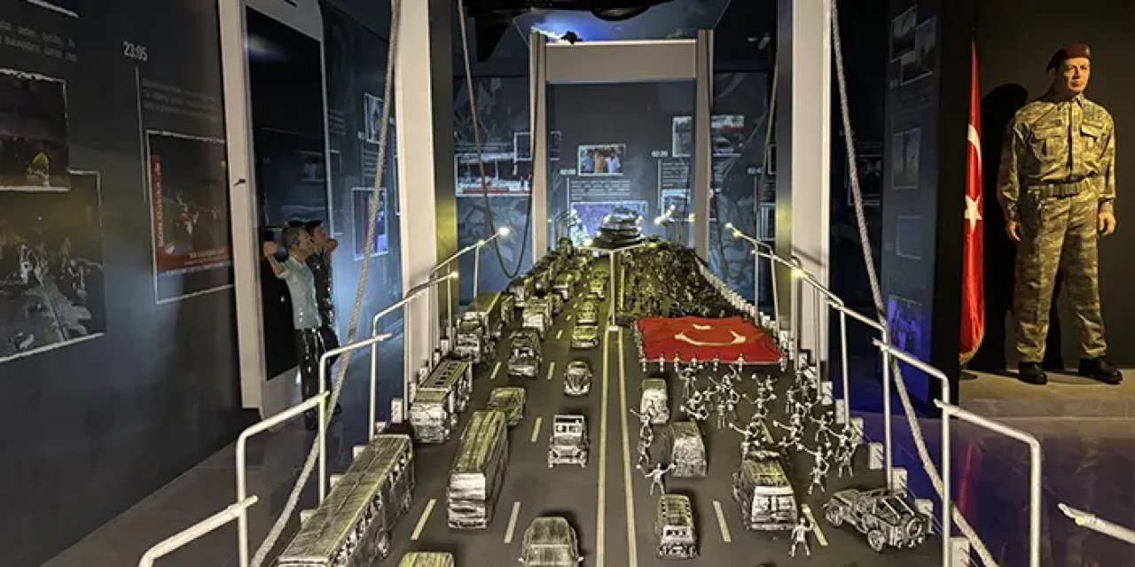 Samsun'da "Şehit Erol Olçok 15 Temmuz Destanlar Sergievi'' akına uğradı!