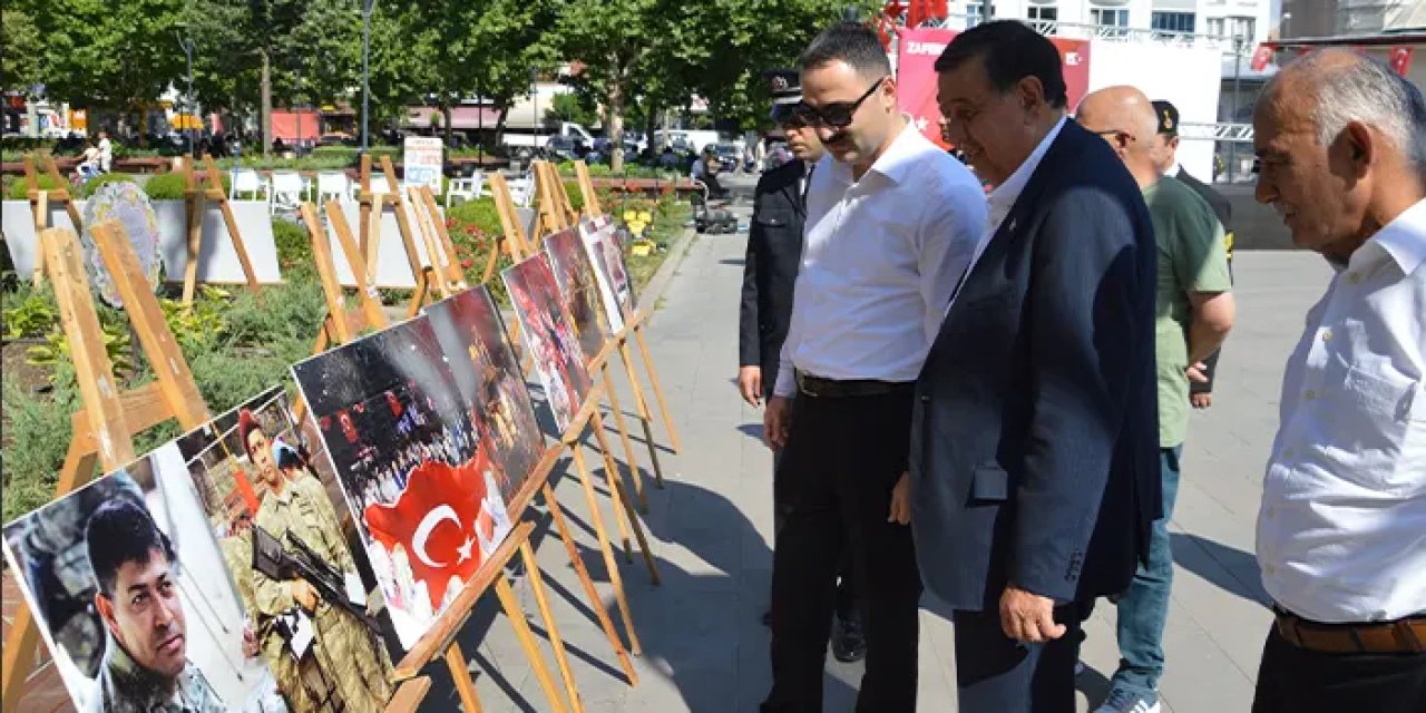 Samsun'un Havza İlçesi'nde 15 Temmuzda yaşananlar resime aktarıldı!