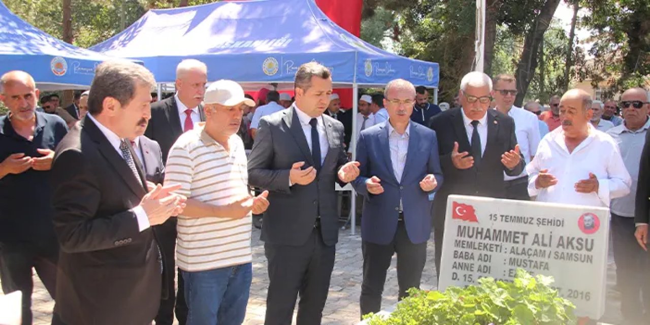 Samsun'da 15 Temmuz şehitleri 9.yıl dönümünde anıldı!