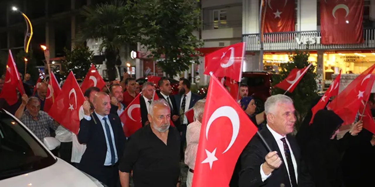 Trabzon Of'ta 15 Temmuz etkinlikleri düzenlendi!