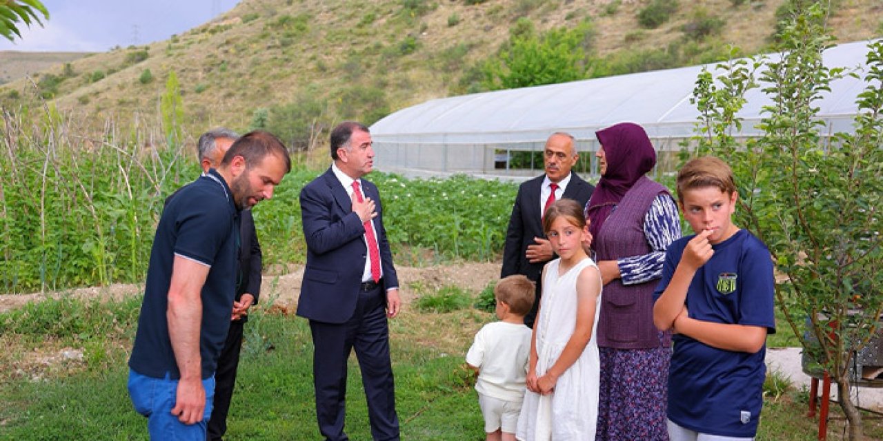 Bayburt'ta şehit ve gazi ailelerine anlamlı ziyaret