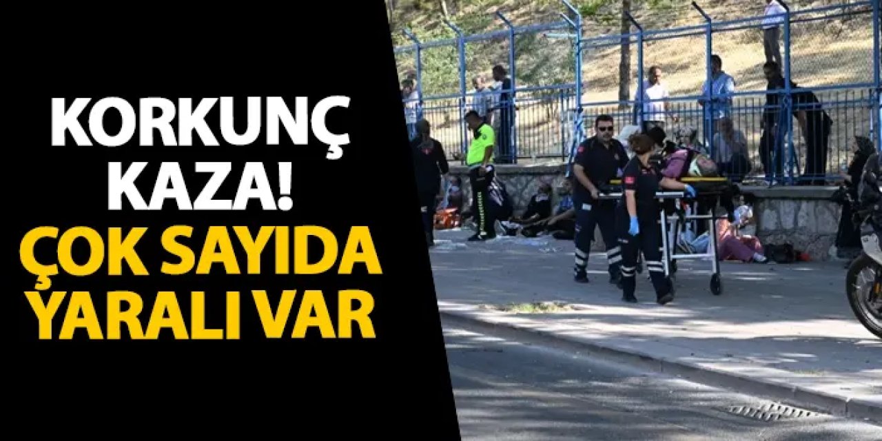 Ankara’da korkunç kaza! Çok sayıda yaralı var