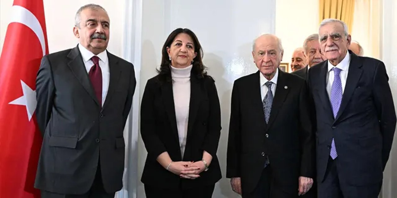 DEM Partili heyet Bahçeli'yi ziyaret etti!