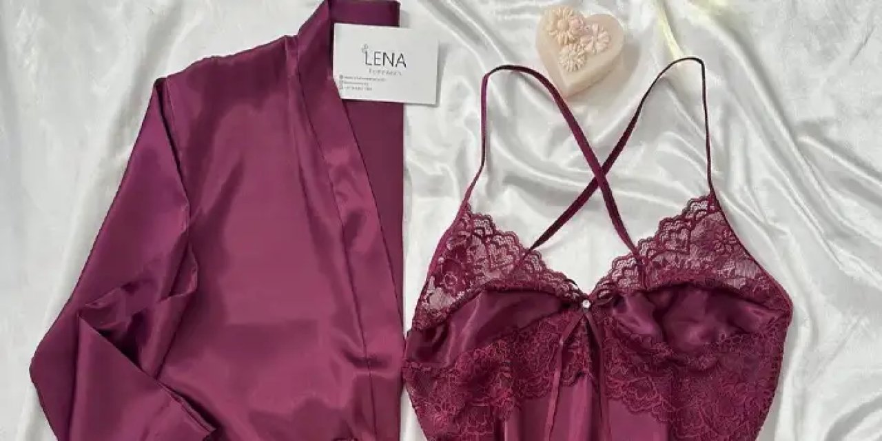 Saten Gecelik Modelleri