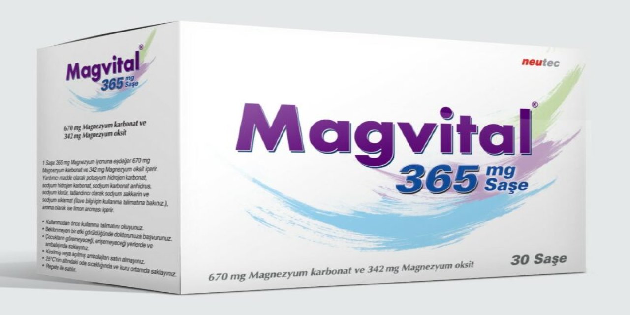 Magvital 365 mg nedir, ne işe yarar? Nasıl kullanılır ve yan etkileri