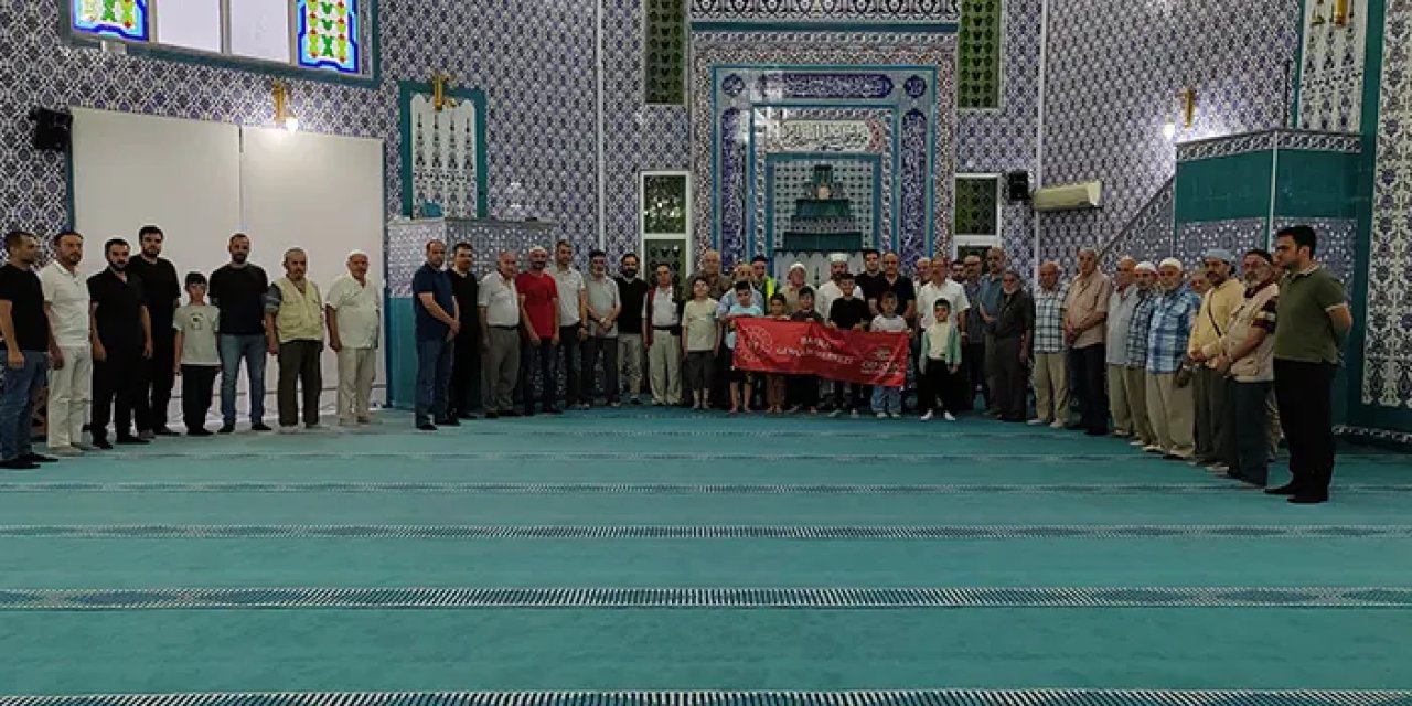 Samsun'da çocuklar sabah namazında camide buluştu!