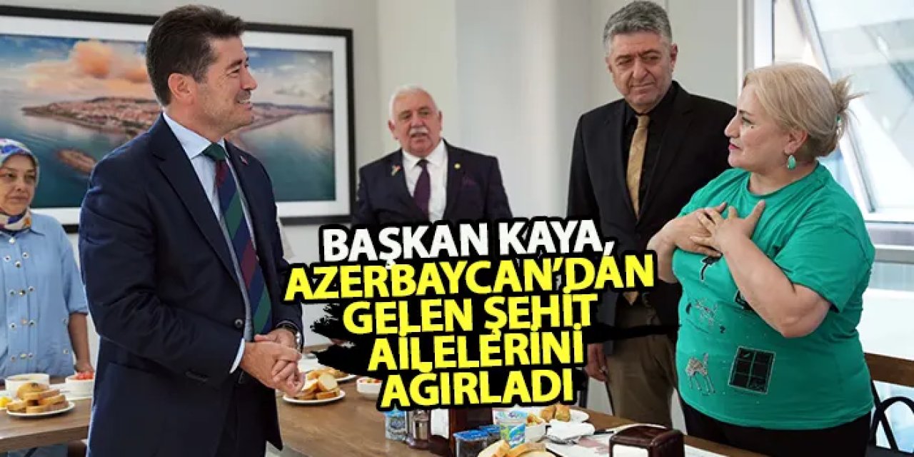 Ortahisar Belediye Başkanı Ahmet Kaya Azerbaycan'dan gelen Şehit ailelerini ağırladı “Biz iki devlet, tek milletiz”