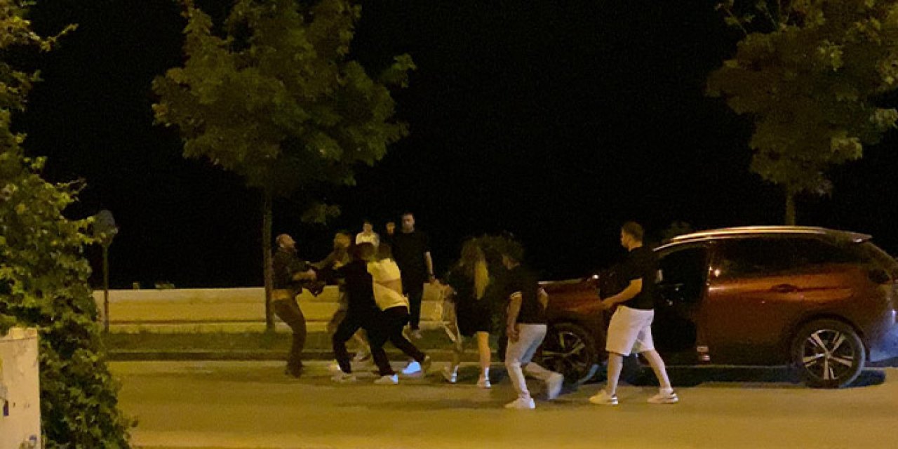 Samsun'da gece yarısı kavga!