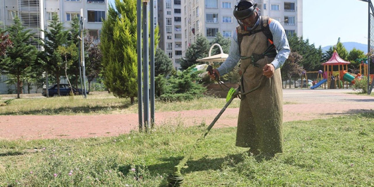 Samsun'un Canik ilçesinde parklar daha temiz güvenli hale geliyor