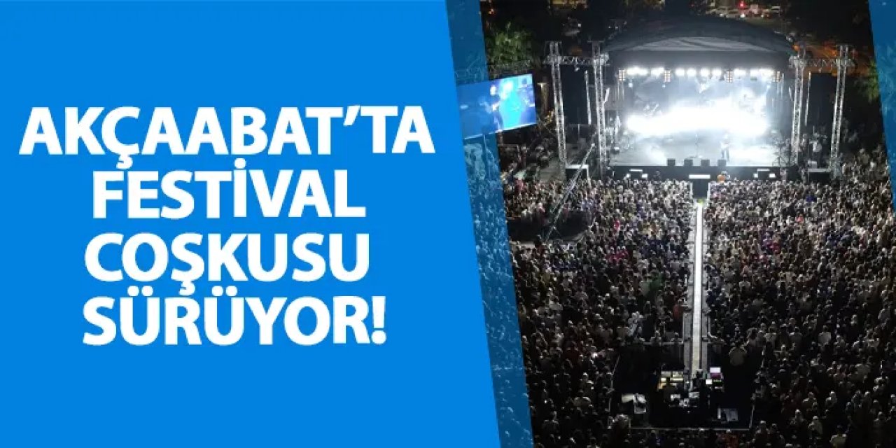 Akçaabat’ta 33. Uluslararası Müzik ve Halk Oyunları Festivali coşkuyla başladı