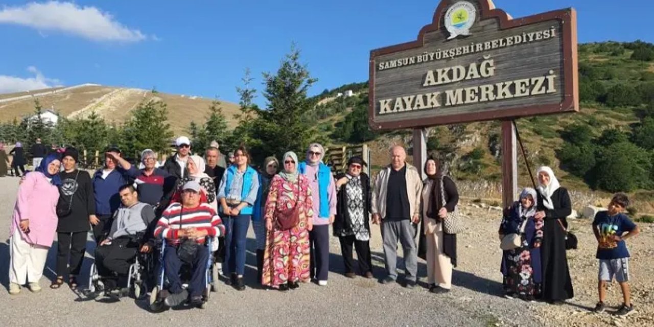 Samsun’da engelli bireyler doğayla buluştu!