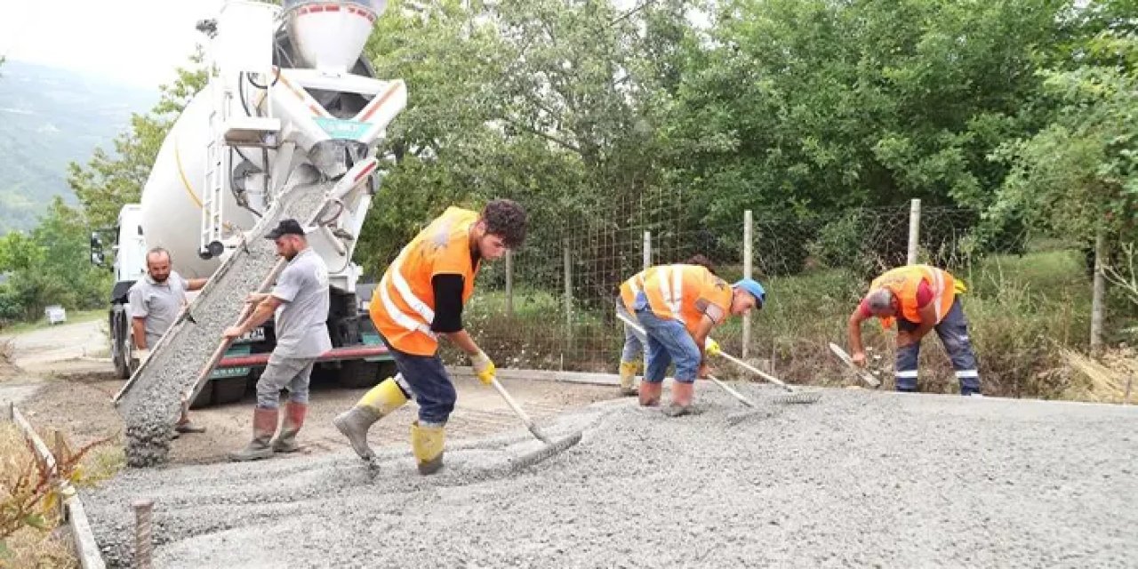 Samsun'da ulaşımda yeni dönem! Güvenli ve kalıcı yollar yapılıyor