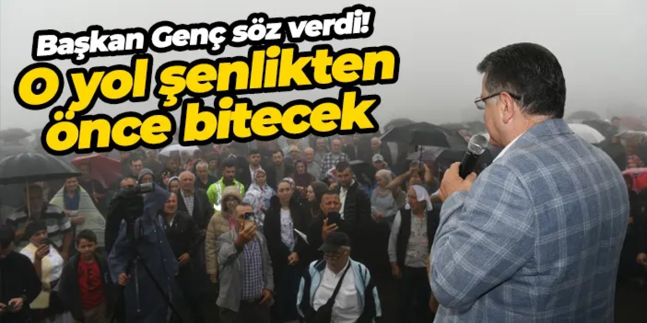 Başkan Genç’ten Hıdırnebi sözü: “4 kilometrelik yol şenlikten önce bitecek”