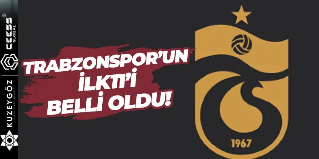 Trabzonspor’un ilk 11’i belli oldu!