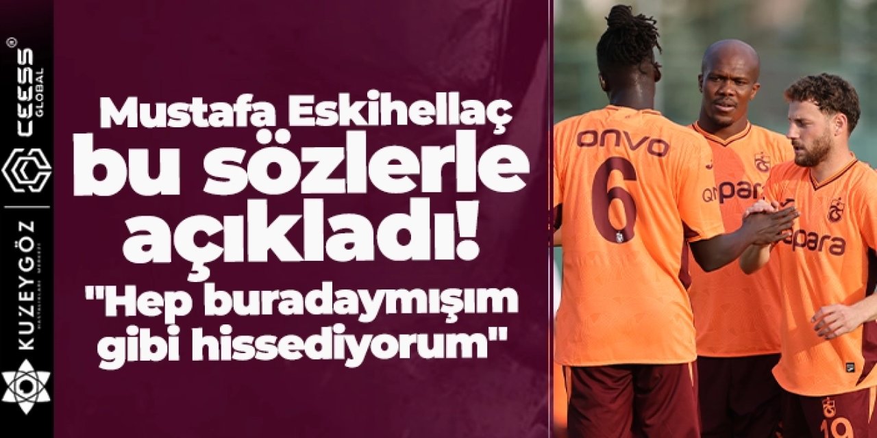 Trabzonspor'da Mustafa Eskihellaç bu sözlerle açıkladı: "Hep buradaymışım gibi hissediyorum"