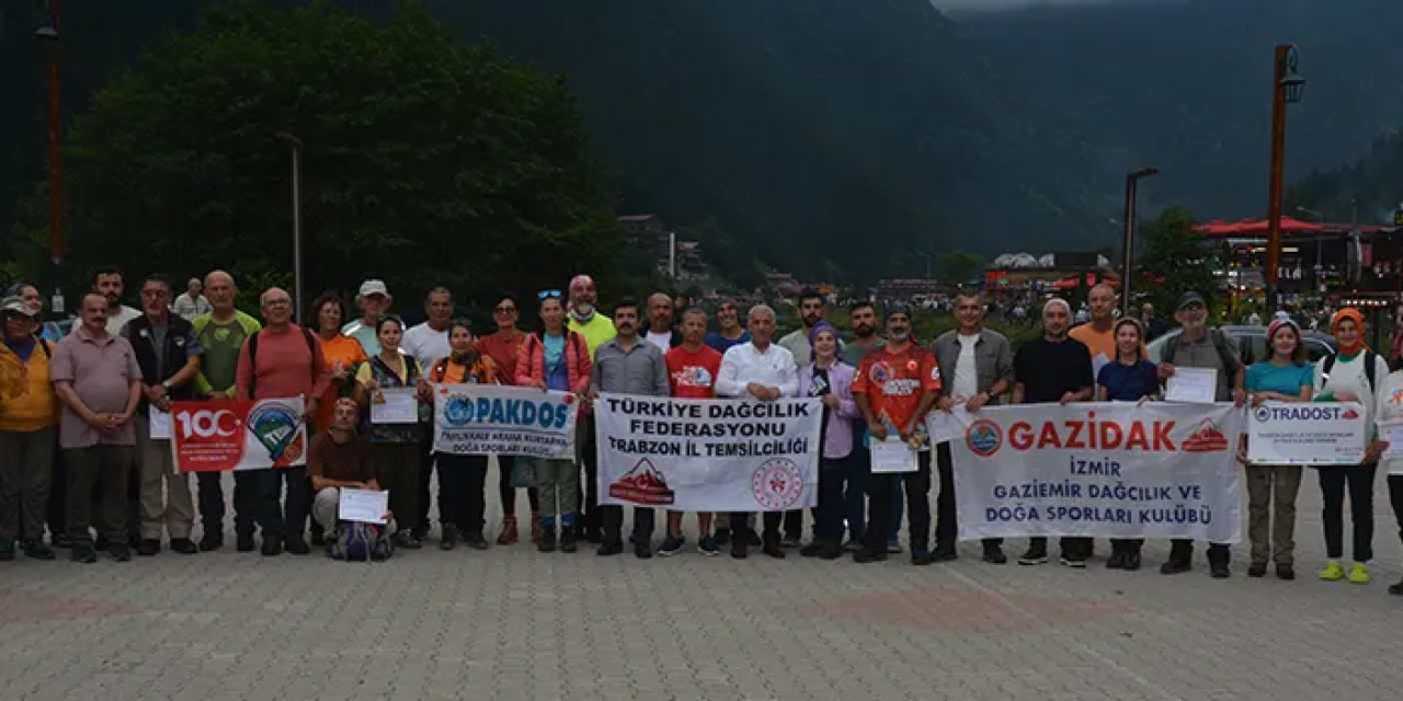 Trabzon'da Uluslararası Demirkapı Dağcılık Şenliği!