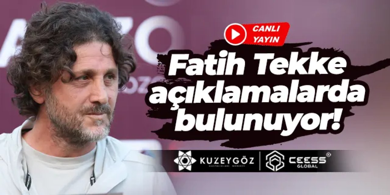 Haber61 Erzurum'da | Fatih Tekke açıklamalarda bulunuyor - CANLI YAYIN
