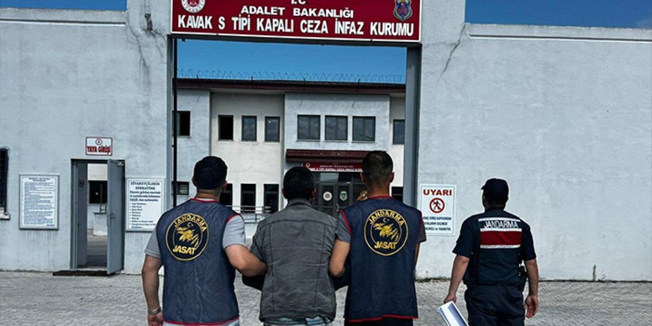 Samsun'da 15 yıl hapis cezalı hükümlü yakalandı