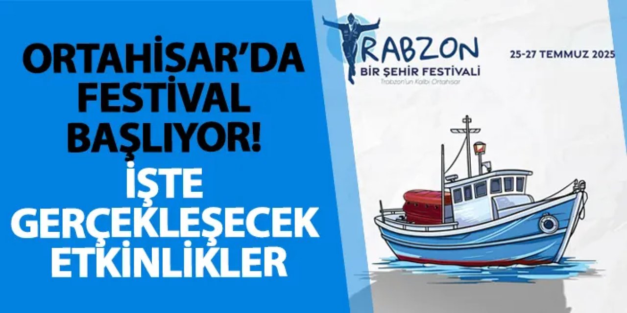 Ortahisar’da festival başlıyor! İşte gerçekleşecek etkinlikler
