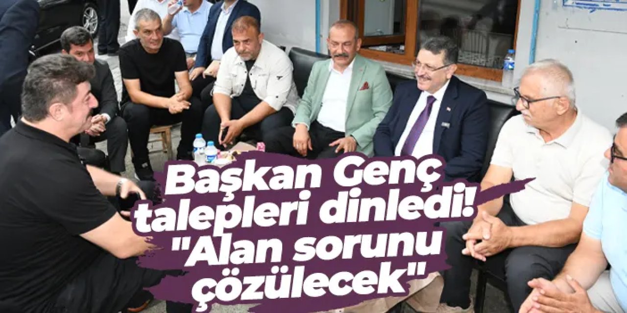 Başkan Genç’ten dolmuş esnafına ziyaret: "Alan sorunu çözülecek"