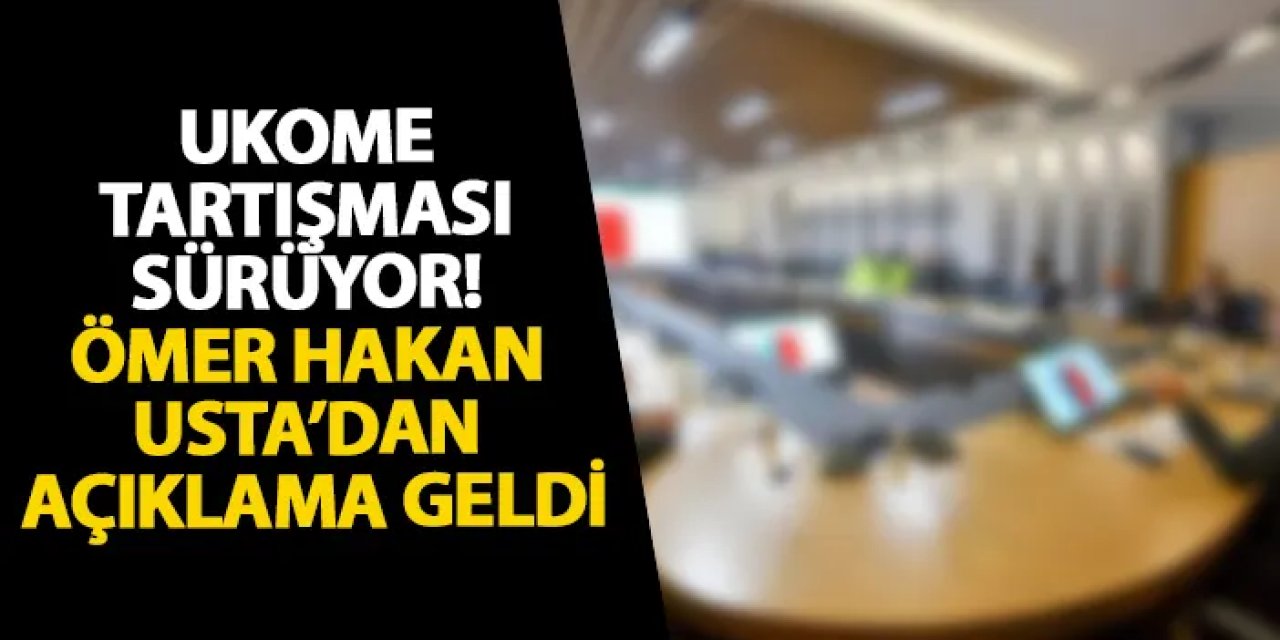 UKOME tartışması sürüyor! Ömer Hakan Usta’dan yanıt geldi