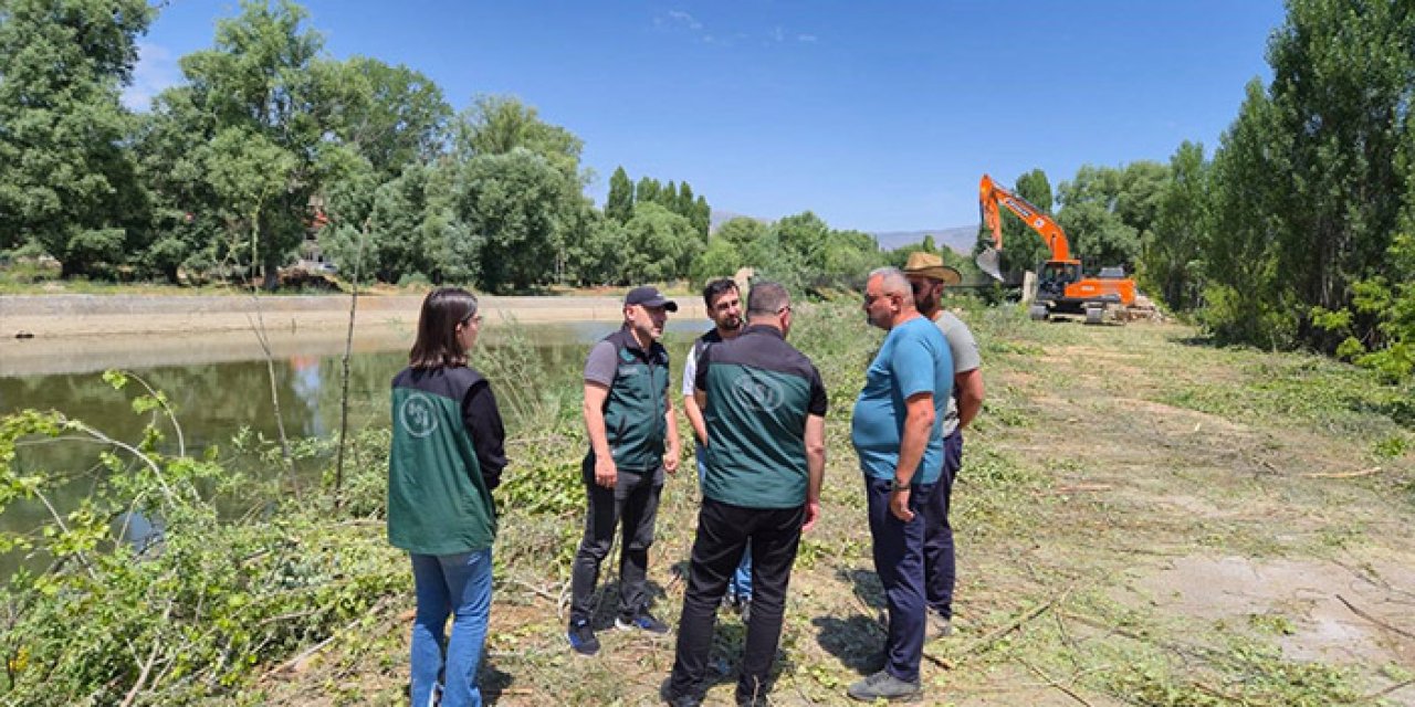 Bayburt'ta taşkınlara karşı önlem denetimi